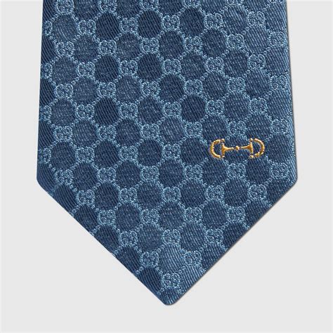 cravatta grigia uomo gucci|Cravatta in seta gg jacquard 8cm .